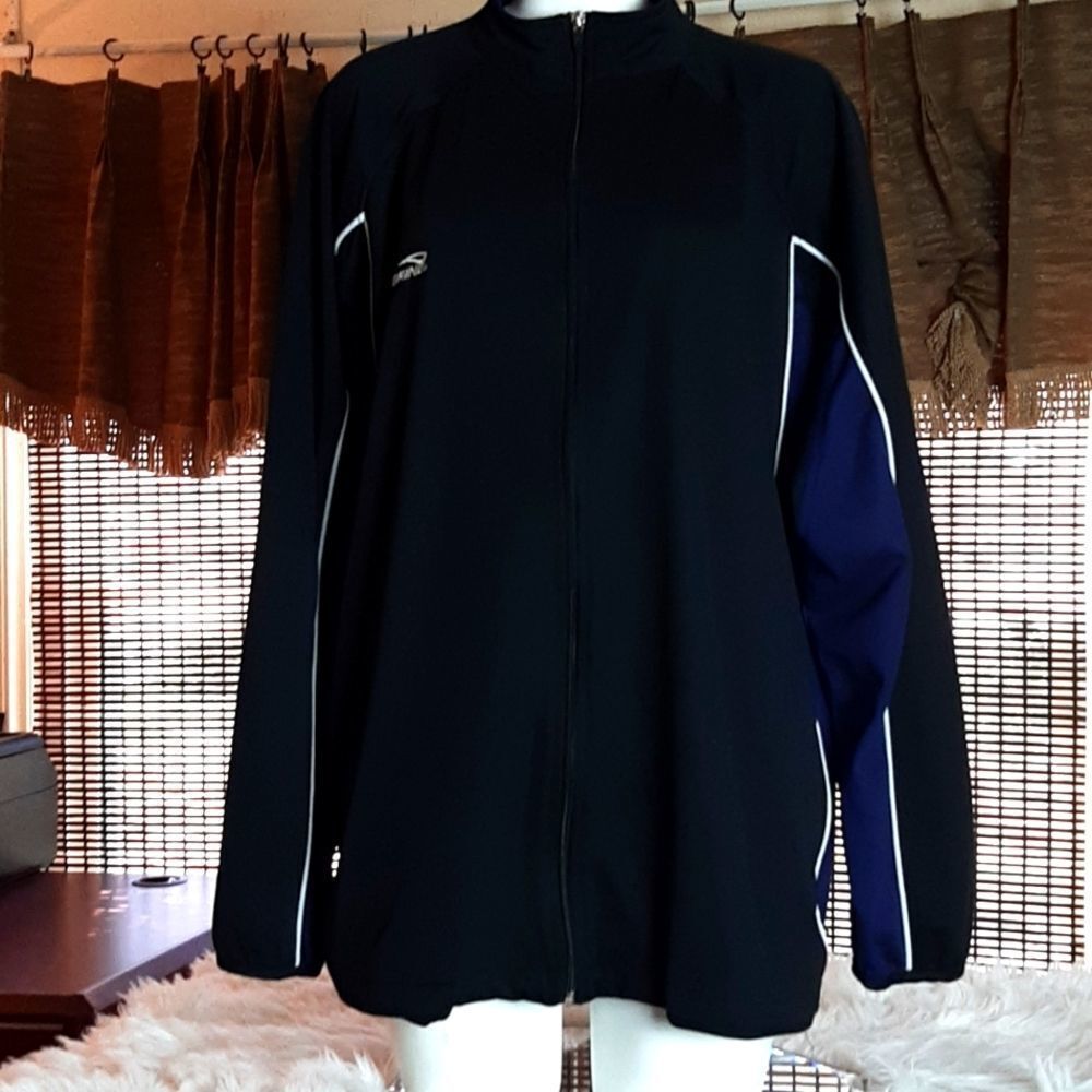 Brine blue&‎ Black Track Jacket XL